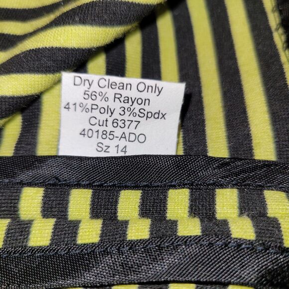 People Like Frank Top 14 Green Striped Moto Zipper Anthropologie Beetlejuice - Picture 7 of 11